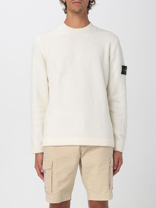 Sweater Men color Yellow Cream
