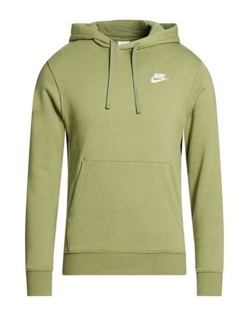 Man Sweatshirt Sage green Size L Cotton, Polyester
