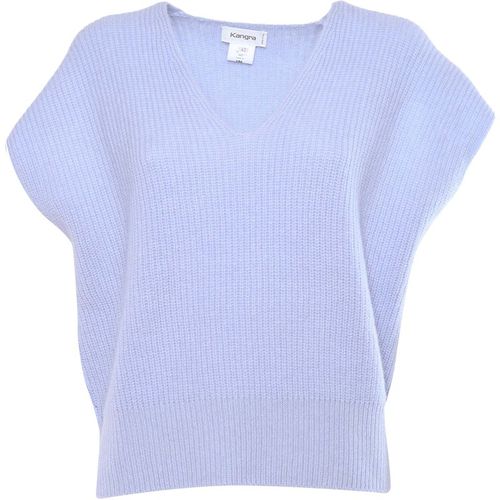 Kangra Cashmere Gilet Chiuso Costa Inglese Scollo V