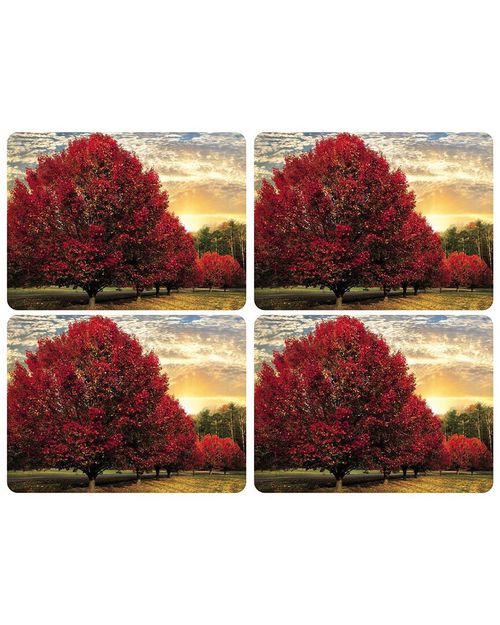 Pimpernel Crimson Trees Set of 4 Placemats