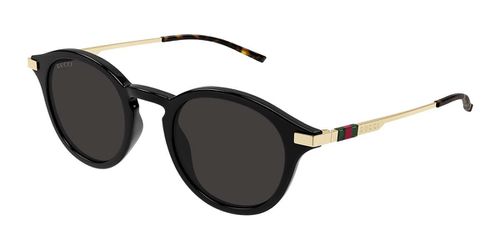 Gucci GG1890SA Asian Fit 001 Men's Sunglasses Black Size 49