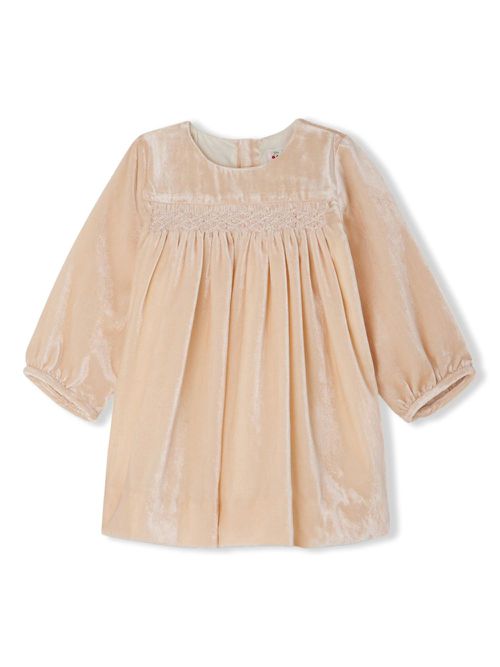 Felicie velvet dress - Neutrals