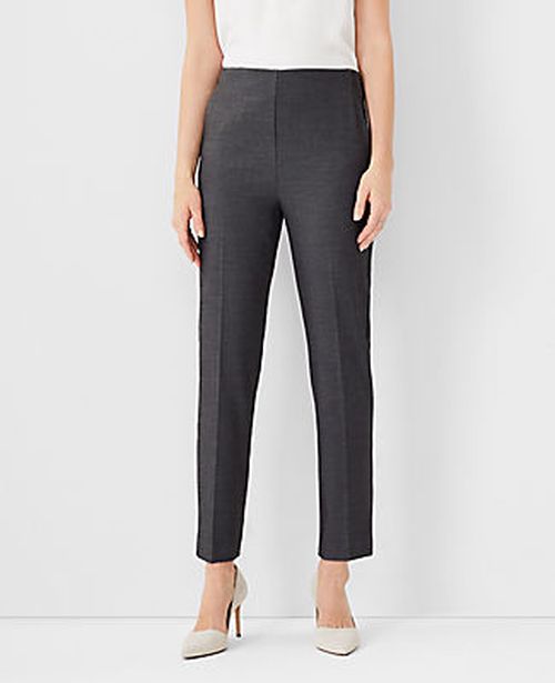 Ann Taylor The Side Zip Ankle Pant in Bi-Stretch
