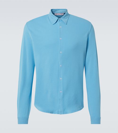 Giles cotton piqué shirt