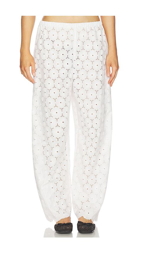 FAITHFULL THE BRAND Pamina Pant in White. - M also in