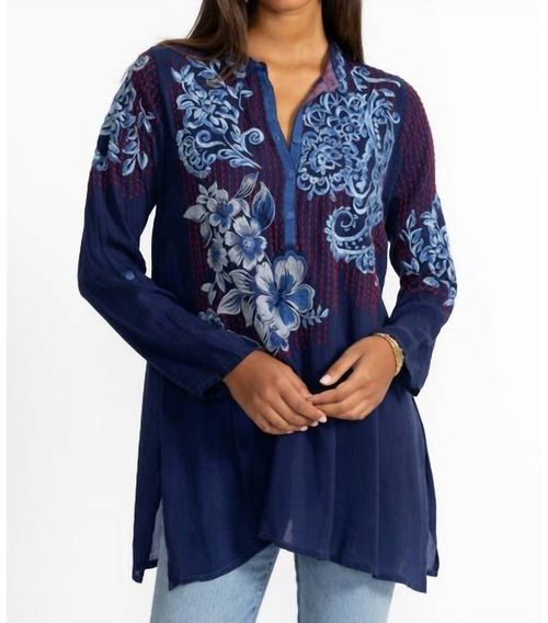Gilani Tunic In Blue Night