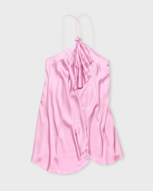 Acne Studios Dress Halter Satin Blush