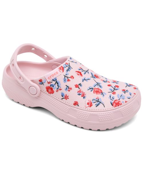 Women's Classic Crafted Floral Clogs from Finish Line - Cotton Candy