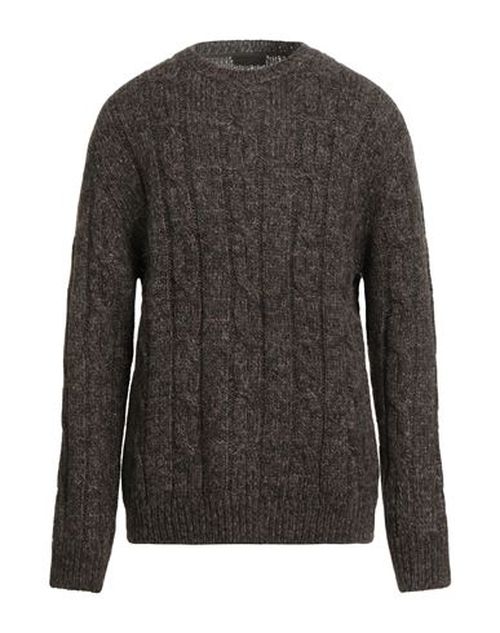 Man Sweater Dark brown Size XXL Acrylic, Wool, Alpaca wool