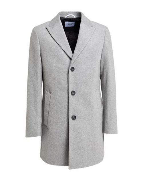Man Coat Light grey Size 38 Wool, Polyester, Cashmere