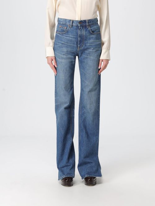 Jeans CHLOÉ Woman color Indigo