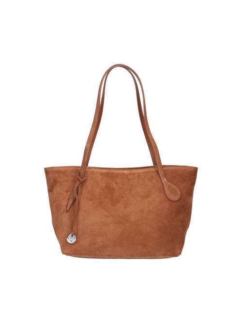 Brown Sprout Calf Suede Tote