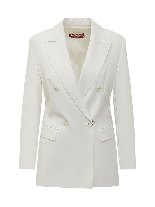 Elegant Double Breasted Blazer with Chic Rever