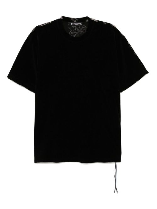 Mastermind World velvet T-shirt - Black