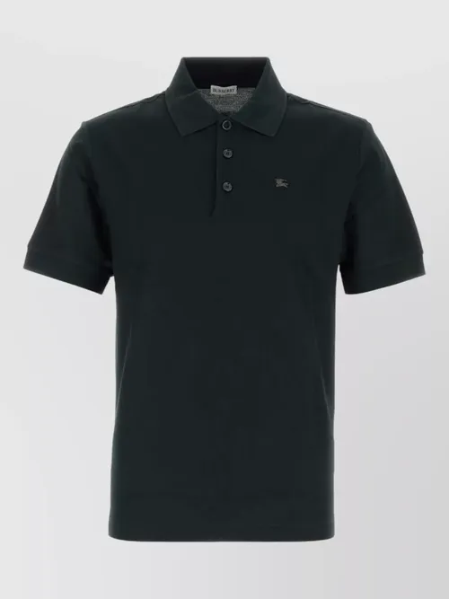 Burberry - piquet shirt polo collar short sleeve