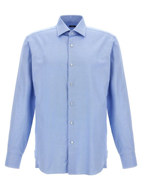 Cotton Shirt — Light Blue
