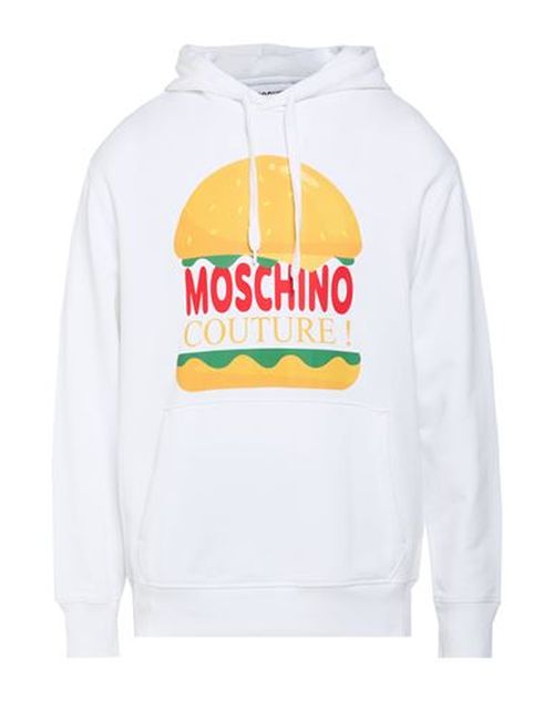 Man Sweatshirt White Size 36 Cotton