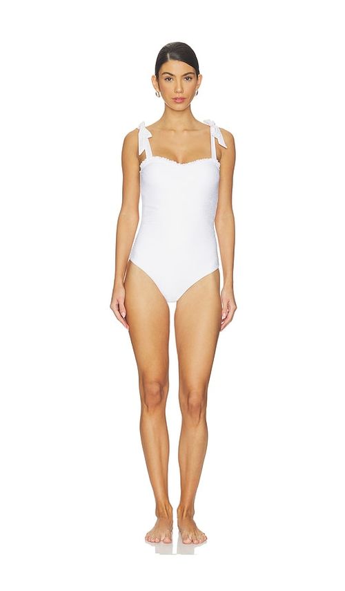BEACH RIOT Priya One Piece in White. - M also in L, S