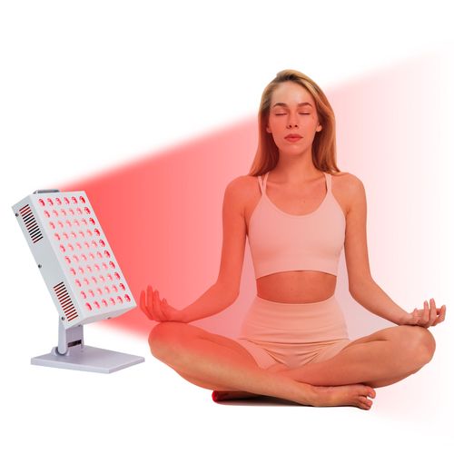 Gravee Red Light Therapy for Face and Body, High Power Output Red Light Panel with Adjustable Stand, 60 LEDs, Near Infrared Light - 60 Beads RT