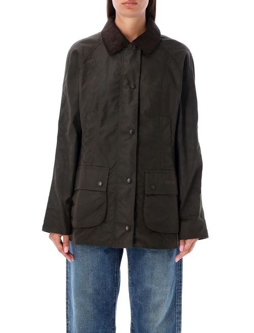 Beadnell Heritage Waxed Jacket with Corduroy Collar