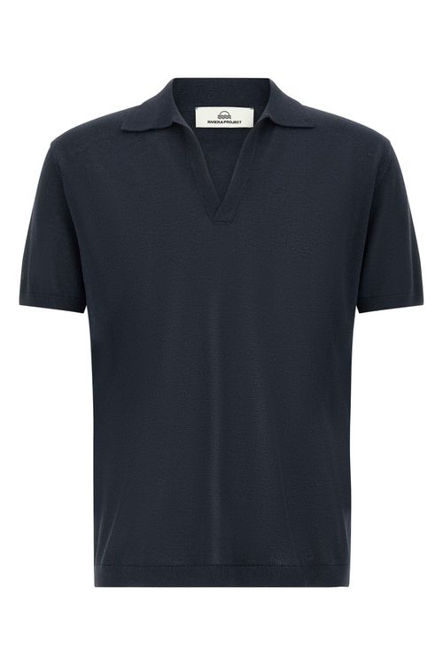 Open Collar Polo Shirt