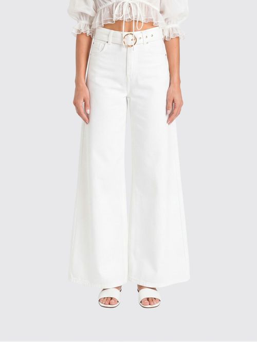 Jeans Woman color White