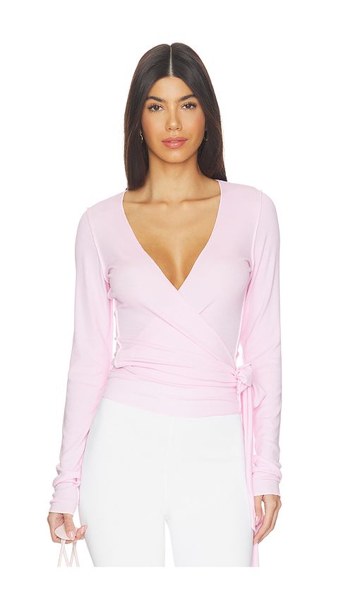 VIR VITA Margot Wrap Top in Blossom. L also in