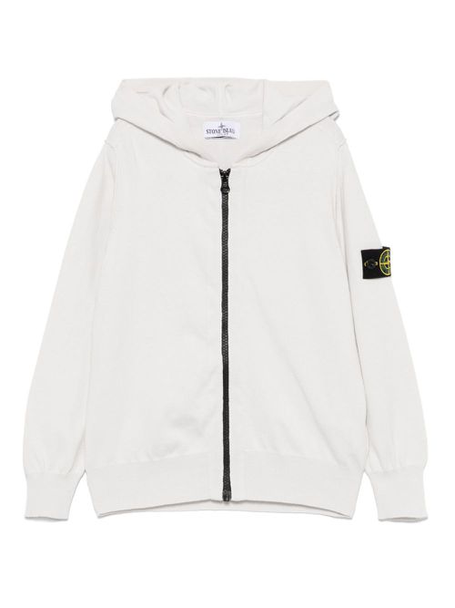 Compass-badge hoodie - Grey