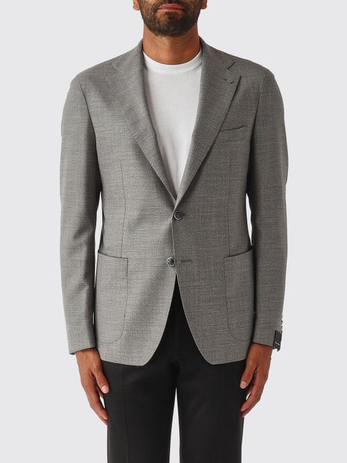 Blazer Men color Grey