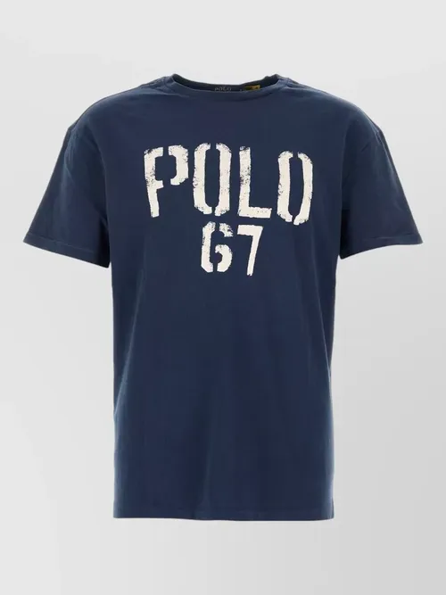 Polo Ralph Lauren - cotton crew neck graphic print t-shirt