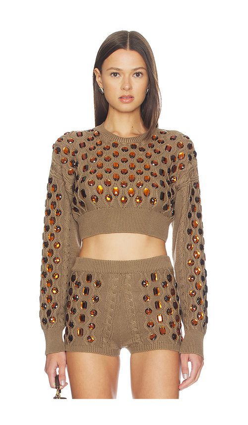 GIUSEPPE DI MORABITO Sweater in Brown. XS. Also in
