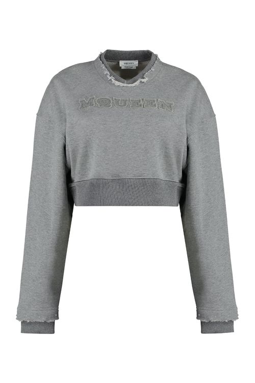 Logo Mini Sweatshirt with Cropped Fit