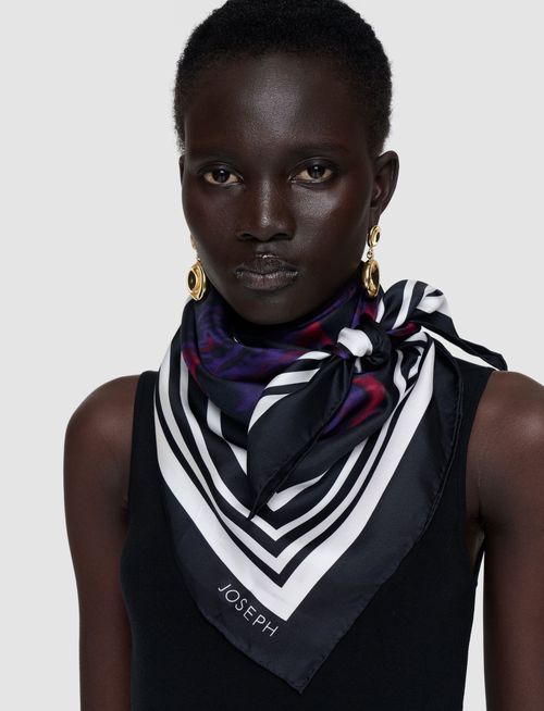Layla Large Silk Scarf - One Size