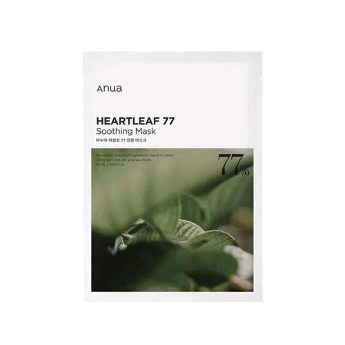 Unisex Heartleaf 77% Soothing Sheet Mask 0.84 oz 8809640730290