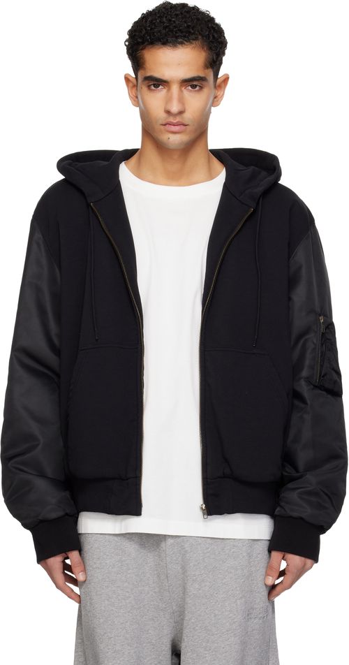 Black Hooded Jacket