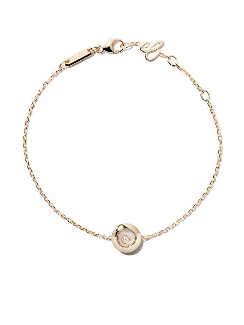 18kt yellow gold Happy Diamonds Icons bracelet