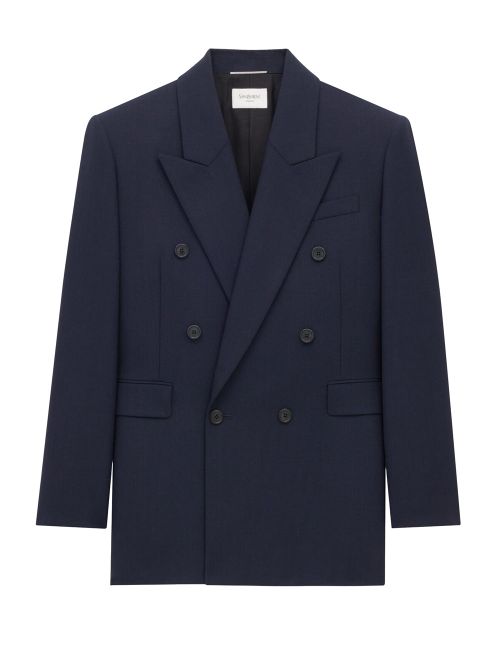 Double-breasted Jacket in Wool