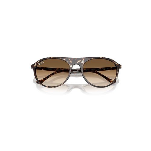 Ray-Ban Rb2215 Sunglasses Havana Yellow Turtle Frame Brown Lenses 59-20