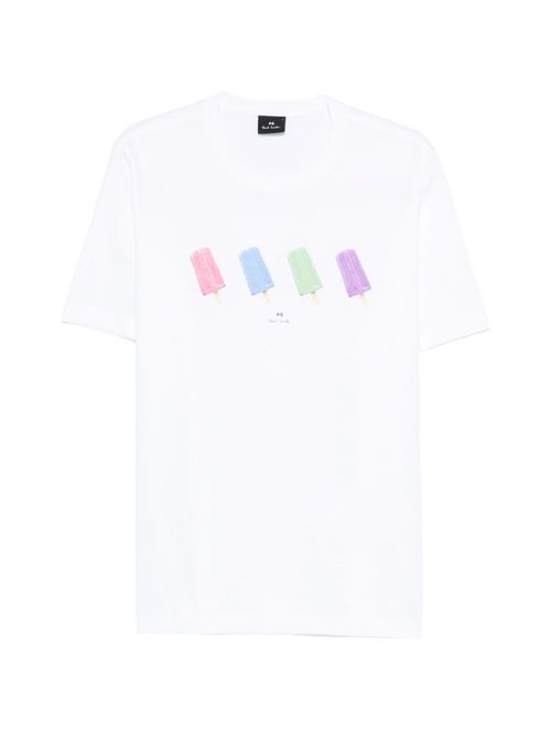 Printed cotton t-shirt