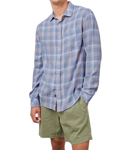 Men's Wyatt Long Sleeve Shirt In Sky Blue