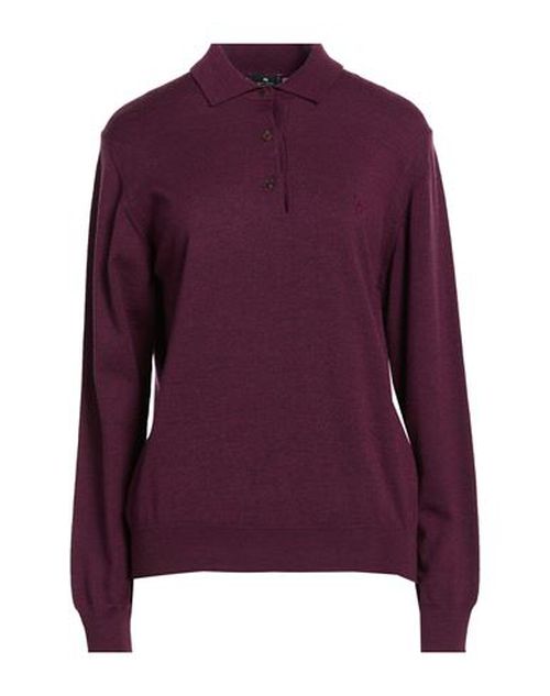 Woman Sweater Burgundy Size 6 Wool