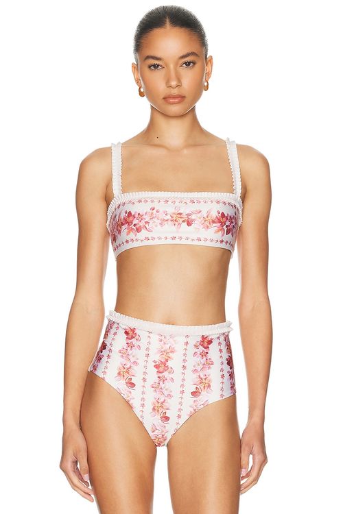 Agua by Agua Bendita Olmo Bikini Top in Cauca - Cream. L also in M