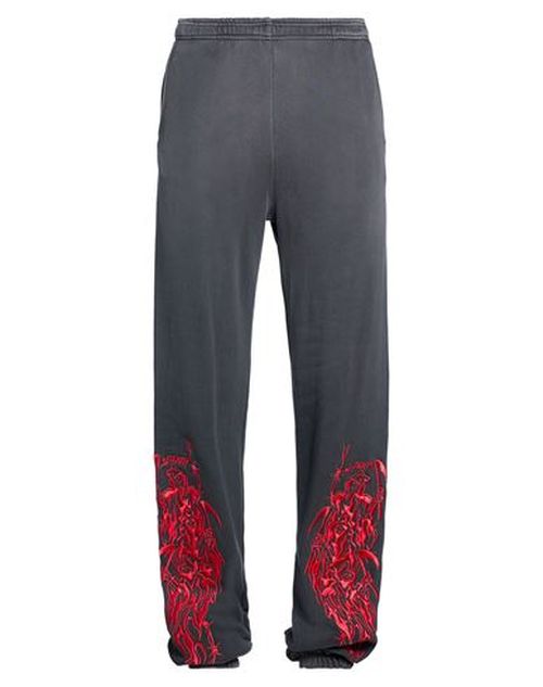 Man Pants Charcoal Size L Cotton