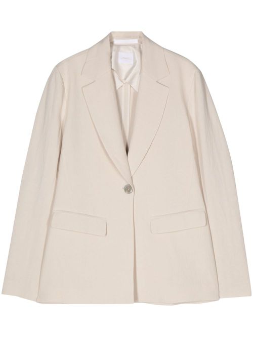 Single-breasted blazer - Neutrals