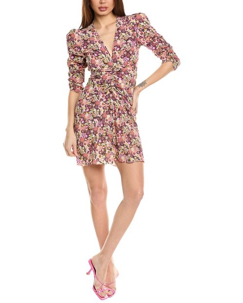 Isabel Marant E'toile Aliniza Silk-Blended Midi Dress