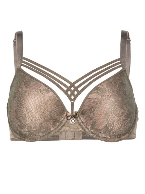 Dame De Paris plunge bra - Brown