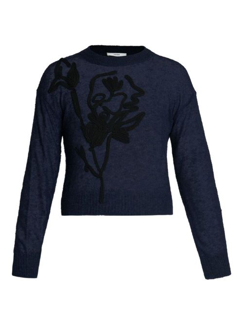 Crew-neck sweater - Blue