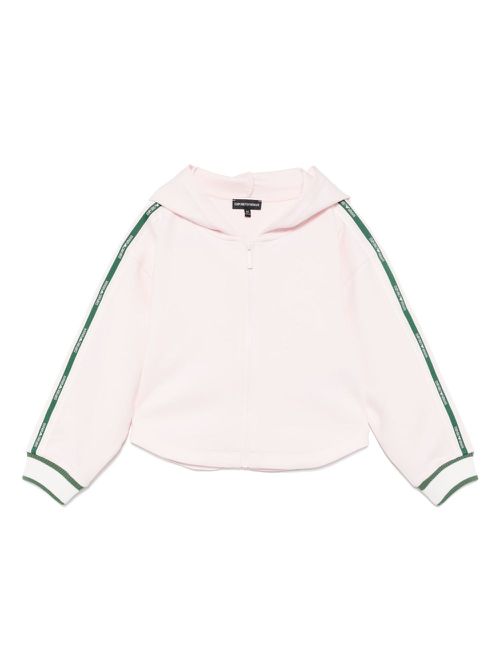 Emporio Armani Kids zip-up hoodie - Pink