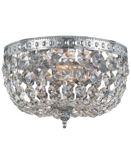 2-Light Spectra Chrome Ceiling Mount