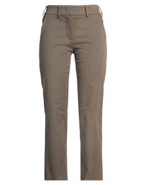 Woman Pants Military green Size 2 Cotton, Elastane